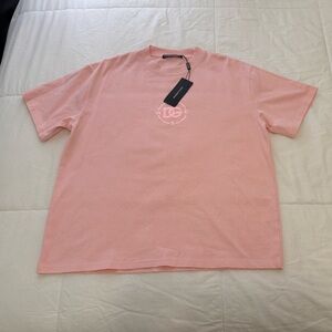 Dolce & Gabbana Light Pink Short Sleeve Tee